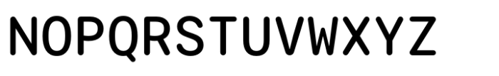 Agyx Mono Rounded Medium Font UPPERCASE