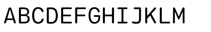Agyx Mono Rounded Regular Font UPPERCASE