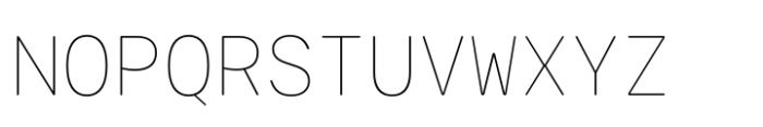 Agyx Mono Rounded Thin Font UPPERCASE