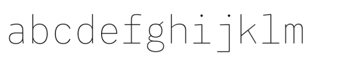 Agyx Mono Rounded Thin FONT