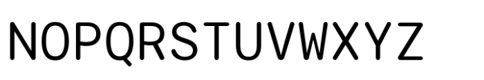 Agyx Mono Rounded Variable Font UPPERCASE