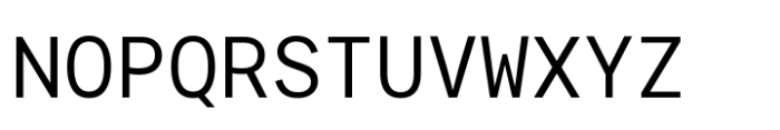 Agyx Mono Variable Font UPPERCASE