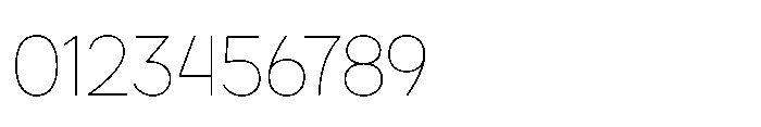Agyx Sans Thin Font OTHER CHARS