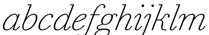 Agatha CondThinIta A3223ec0 FONT