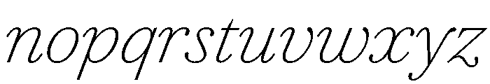 Agatha CondThinIta Ede0e07c Font LOWERCASE