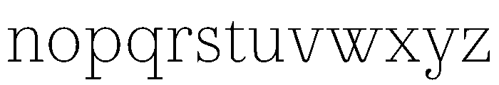 Agatha CondensedThin 659d78db Font LOWERCASE