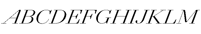Agatha ExLtContrastIt 4a1558e9 Font UPPERCASE