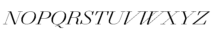Agatha ExLtContrastIt 4a1558e9 Font UPPERCASE