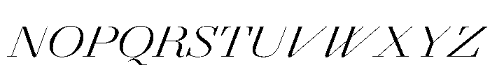 Agatha ExLtContrastIt F98d2938 Font UPPERCASE