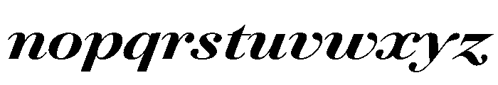 Agatha ExpBlackIta 94275819 Font LOWERCASE