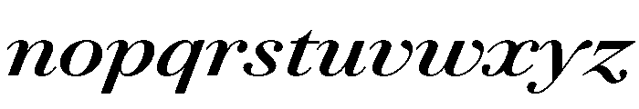 Agatha ExpBoldIta C34dad22 Font LOWERCASE