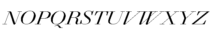 Agatha ExpContrastIta 12437ac5 Font UPPERCASE
