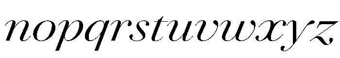 Agatha ExpContrastIta 12437ac5 Font LOWERCASE
