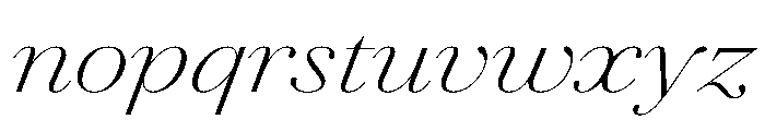 Agatha ExpExLtContrastIt 561d00c6 Font LOWERCASE