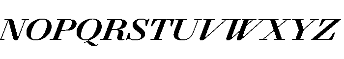 Agatha ExpExtBdIta 010efbef Font UPPERCASE