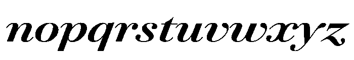 Agatha ExpExtBdIta D046b965 Font LOWERCASE