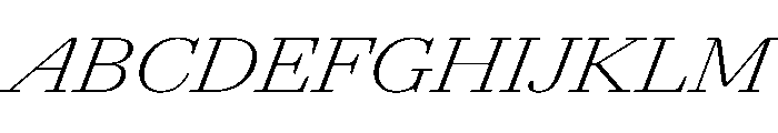 Agatha ExpExtLtIta 0f6b27ca Font UPPERCASE