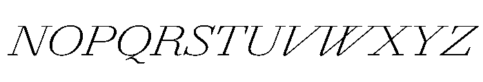 Agatha ExpExtLtIta 0f6b27ca Font UPPERCASE