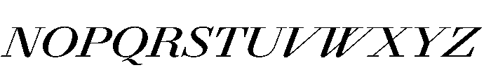 Agatha ExpSemBdIta 384345e2 Font UPPERCASE