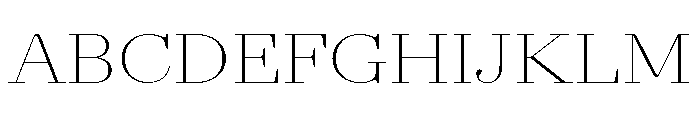 Agatha ExpThinContrast 979100e5 Font UPPERCASE