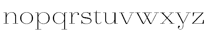 Agatha ExpThinContrast 979100e5 Font LOWERCASE