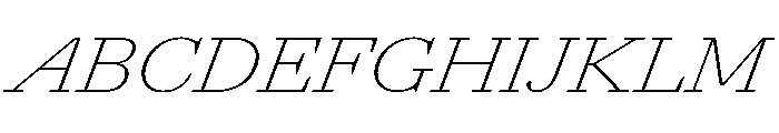 Agatha ExpThinIta 169ce78b Font UPPERCASE