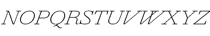 Agatha ExpThinIta 169ce78b Font UPPERCASE