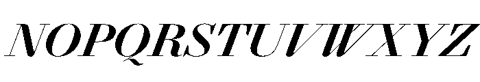 Agatha ExtBdContrastIta 036a0911 Font UPPERCASE