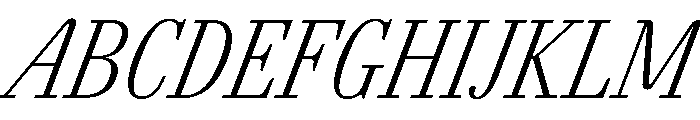 Agatha ExtraCondExtLtIta 4bd3e34f Font UPPERCASE