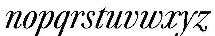 Agatha ExtraCondIta 0222f91e Font LOWERCASE