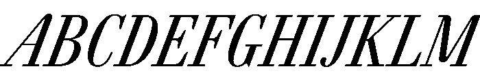 Agatha ExtraCondIta Dd3b8f14 Font UPPERCASE