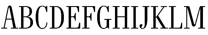 Agatha ExtraCondLight 04300a55 Font UPPERCASE