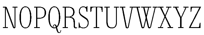 Agatha ExtraCondThin 79026403 Font UPPERCASE