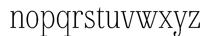 Agatha ExtraCondThin A6a8b95f Font LOWERCASE
