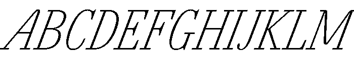 Agatha ExtraCondThinIta Ff9d27cd Font UPPERCASE