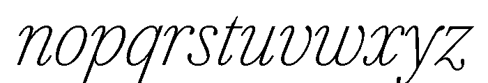 Agatha ExtraCondThinIta Ff9d27cd Font LOWERCASE