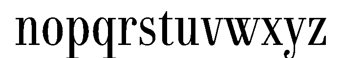 Agatha ExtraCondensed C660888d Font LOWERCASE