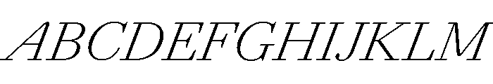 Agatha ExtraLightItalic 079ecef2 Font UPPERCASE
