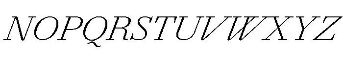 Agatha ExtraLightItalic 079ecef2 Font UPPERCASE