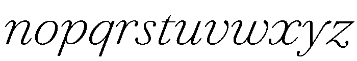 Agatha ExtraLightItalic 079ecef2 Font LOWERCASE