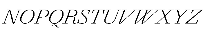 Agatha ExtraLightItalic 0aa81c0e Font UPPERCASE