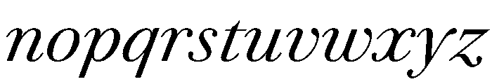 Agatha Italic 86c97f67 Font LOWERCASE