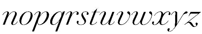 Agatha LightContrastIta 327349dd Font LOWERCASE