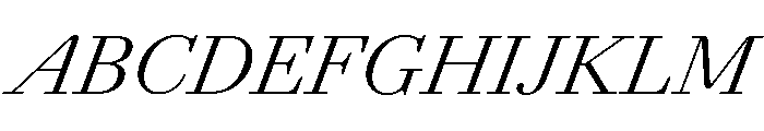 Agatha LightItalic Ab5259a6 Font UPPERCASE