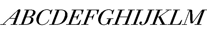 Agatha MediumItalic A4318654 Font UPPERCASE