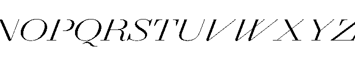 Agatha UExLtContrastIt 057aac5a Font UPPERCASE
