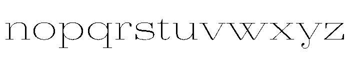 Agatha UExThContrast Defe2101 Font LOWERCASE