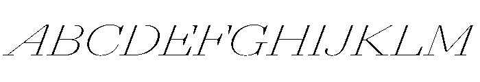 Agatha UExThContrastIt Fa3e9786 Font UPPERCASE