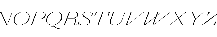 Agatha UExThContrastIt Fa3e9786 Font UPPERCASE