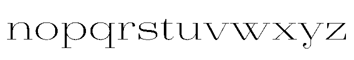 Agatha UExXLtContrast 7193a906 Font LOWERCASE